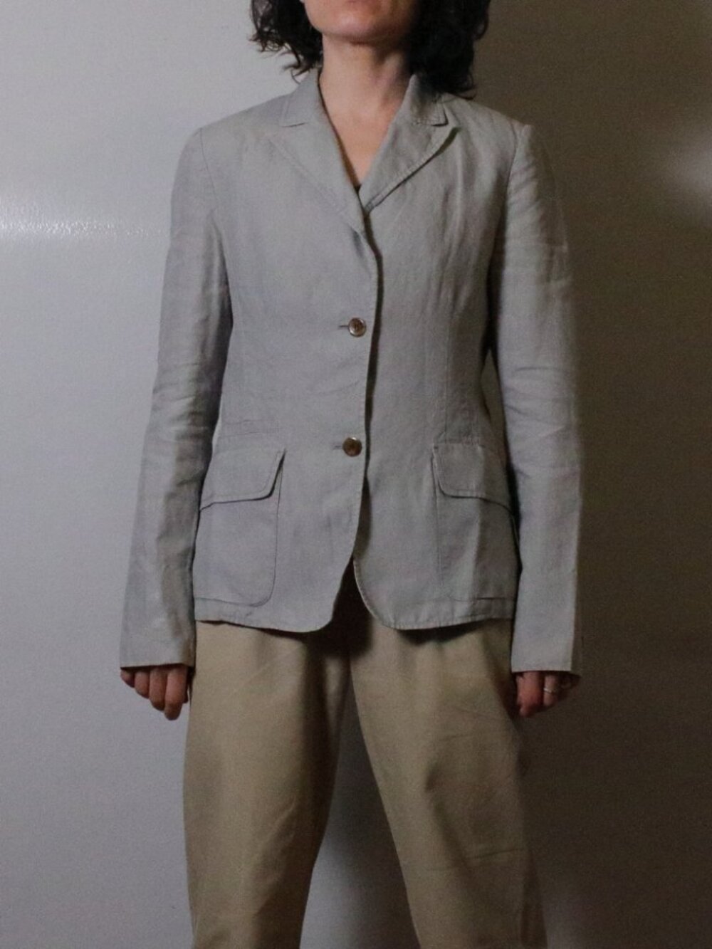 Vintage 80s/90s Anne Klein Cotton Blazer Size XS/S